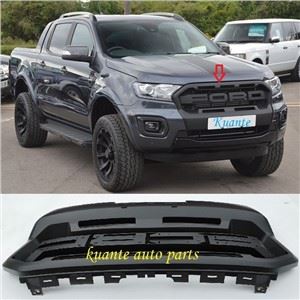 Recanvis de cotxes Reixeta frontal de pintura negra ABS de bona qualitat per a Ford Ranger T7 T8