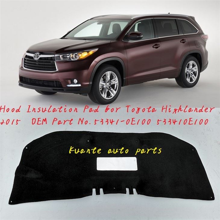 Aïllant del capó del cotxe per a Toyota Highlander 2015